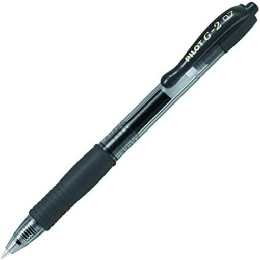 Picture of G-2 MEDIUM BLACK PEN 0.7MM
